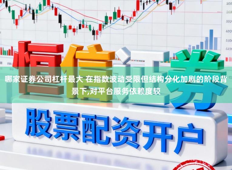 哪家证券公司杠杆最大 在指数波动受限但结构分化加剧的阶段背景下，对平台服务依赖度较